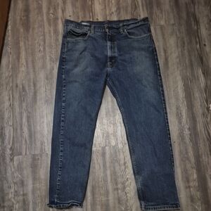 Levi's Relaxed Fit Dark Blue Jeans Levis 505 38x29